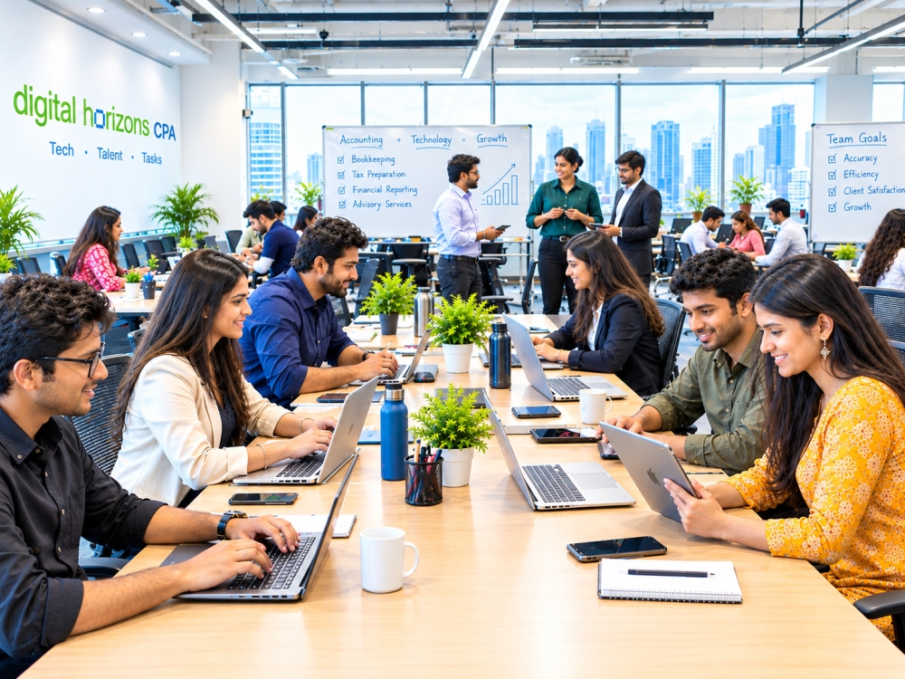 Talented extended team of Accountants, Bookkeepers, Tax Preparers